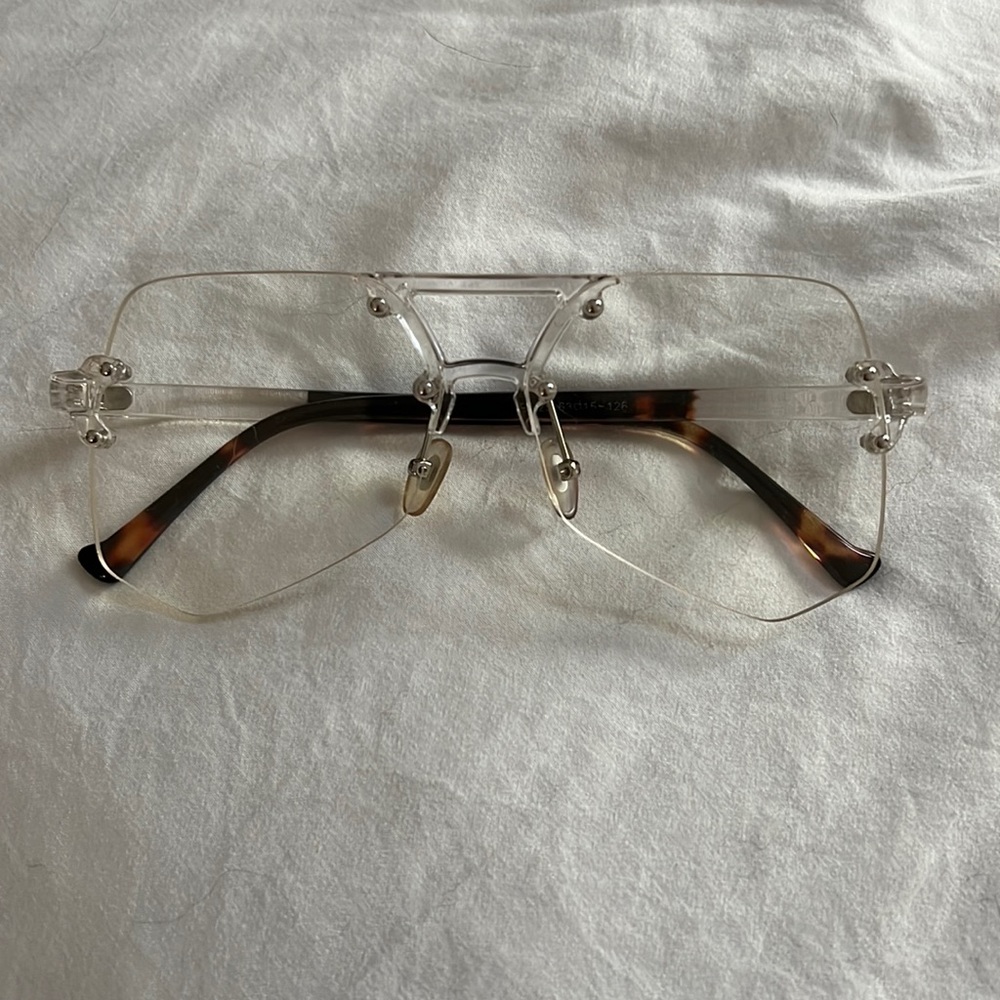 Clear Vintage inspired glasses
